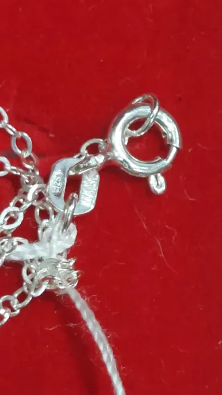Conjunto joyería flor plata 40 cm