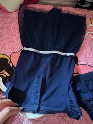 Abito Guess bambina blu con culotte