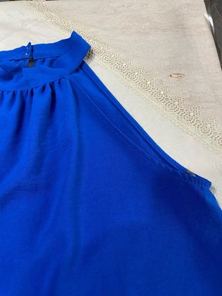 Canotta blu