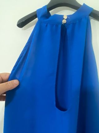 Canotta blu
