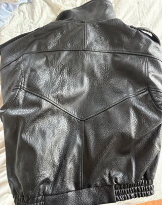 Cazadora Zara Negra YSL Viral