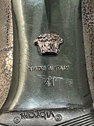Versace Scarpe Donna Pelle Canguro Tg 41