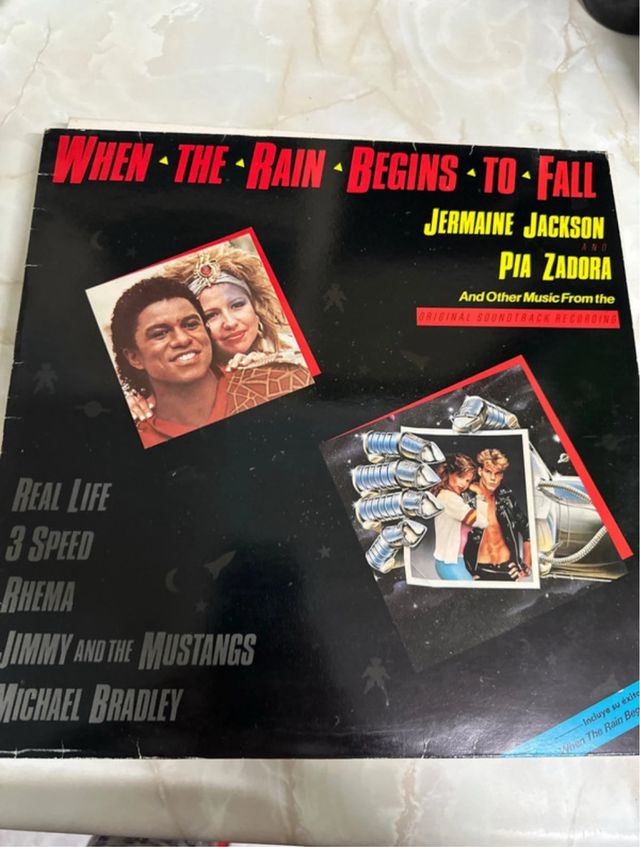 Vinilo Jermaine Jackson & Pia Zadora When The Rain