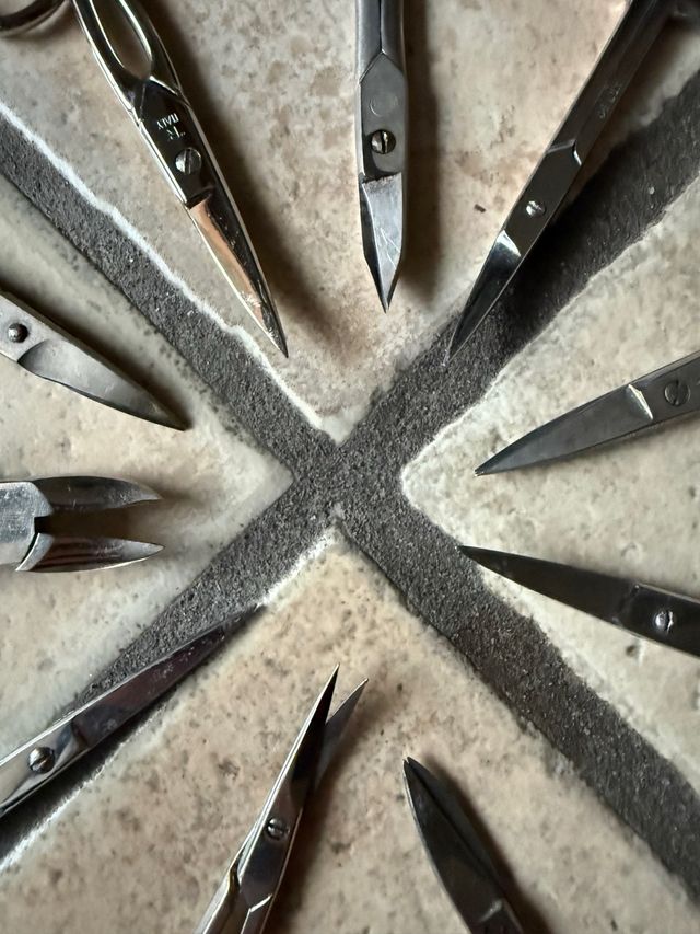 Set forbicine pinzette tagliaunghie tronchesino
