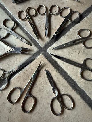 Set forbicine pinzette tagliaunghie tronchesino