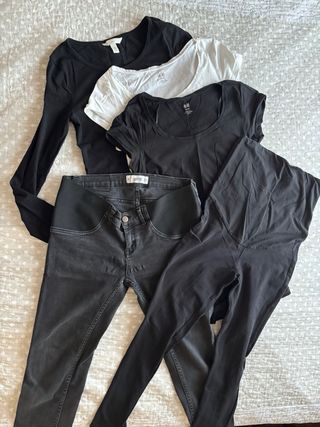 Lote Ropa Premamá/ embarazo/lactancia talla S
