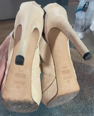 Sandali Fendi Tg 37.5 Beige