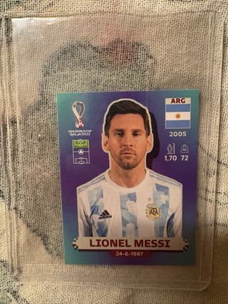Cromo Messi Mundial Qatar 2022 ARG IMPECABLE!