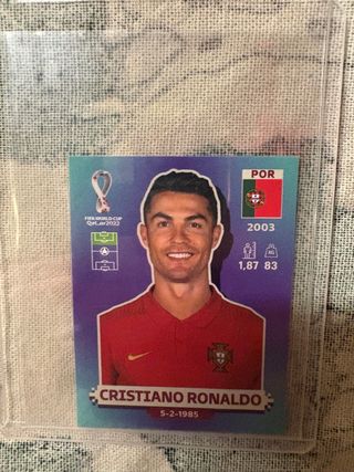 Cromo Cristiano Ronaldo Mundial Qatar 2022