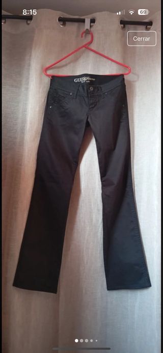 Pantalón Guess Negro Talla 28