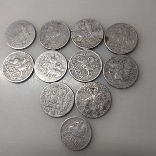 Lote monedas época Franco