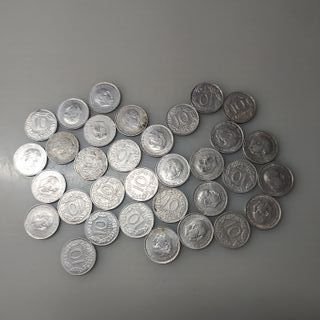 Lote monedas época Franco