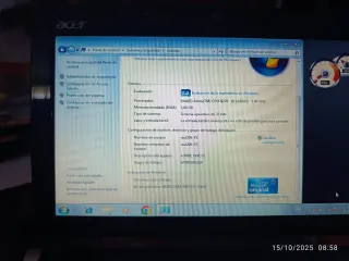 Portátil Acer aspire one rojo