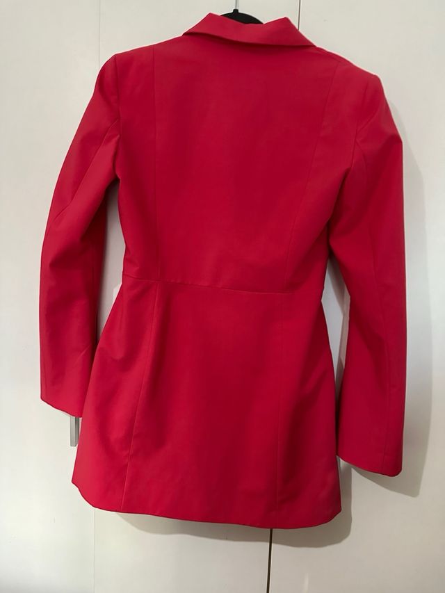 Vestido Zara Rosa Cortado