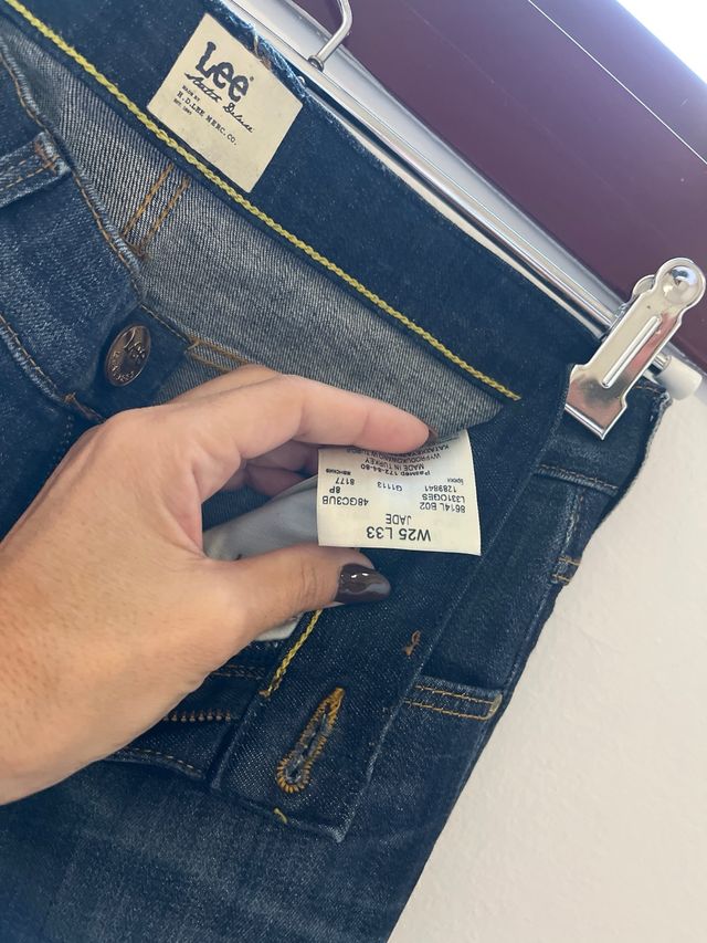 Vaqueros Lee Azules Talla 28