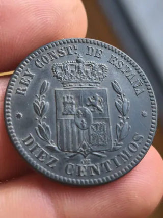 Alfonso XII 1878 10 céntimos