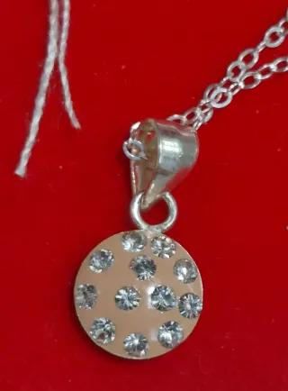 Conjunto Plata de Ley 925 Cadena y Colgante