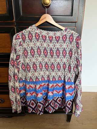 Blusa Izia Estampada Multicolor Talla L