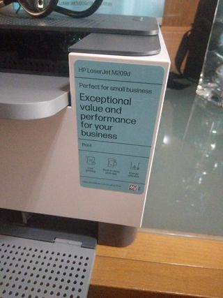 Fotocopiadora HP Láser Blanco y Gris