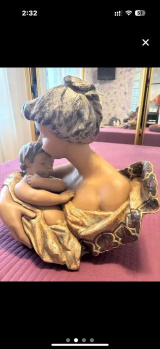 Figura Lladro Madre e Hijo