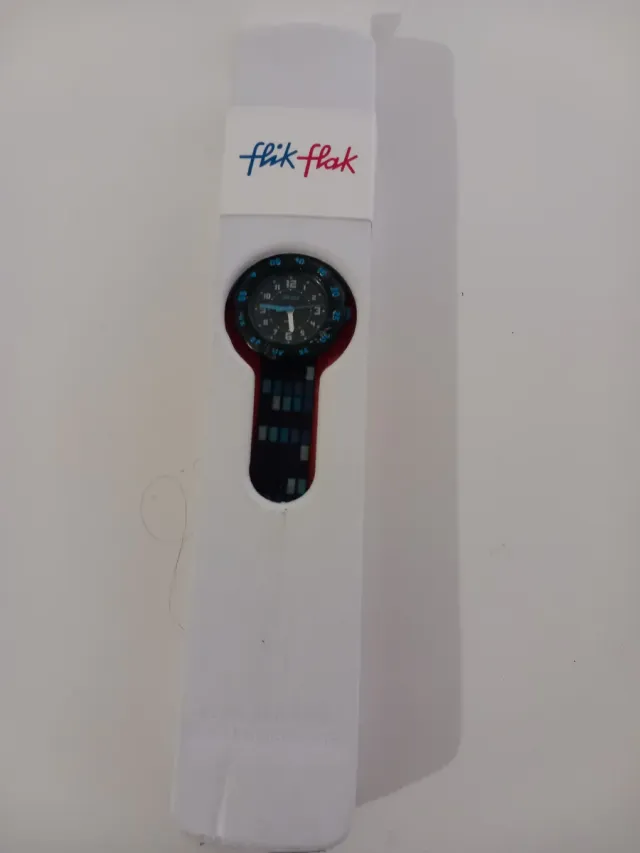 Reloj Flik Flak niño negro y azul