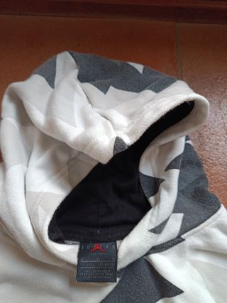 Felpa Jordan Grigio Bianco M