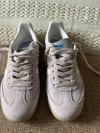 Zapatillas Adidas Samba Beige/Morado