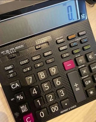 Calculadora impresora