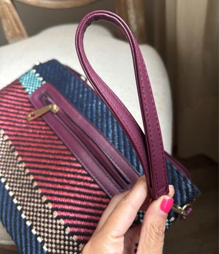 Bolso de mano tejido