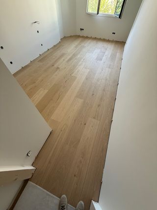 Instalación de tarimas