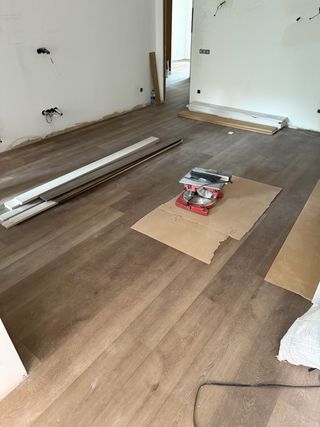 Instalación de tarimas