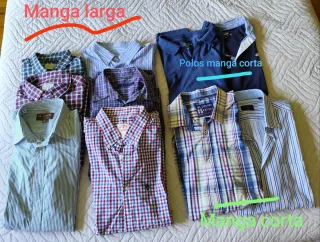 Lote 9 Camisas Talla M + 2 Polos Regalo