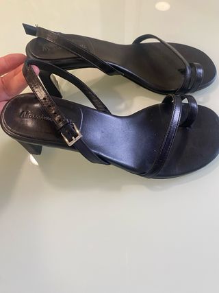 Sandalias Massimo Dutti Negras Talla 37