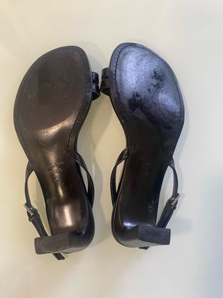 Sandalias Massimo Dutti Negras Talla 37