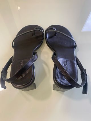 Sandalias Massimo Dutti Negras Talla 37