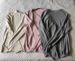 Lote 3 jerseys finos hombre Talla M