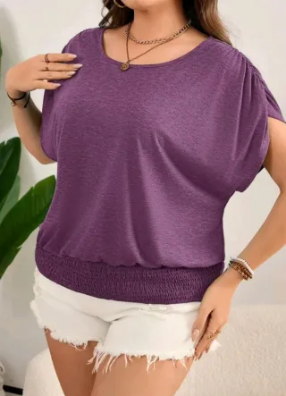 Camiseta Morada Mujer SHEIN Talla XXL (NUEVA)