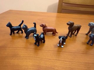 Playmobil Perros y Gatos transportin y correas
