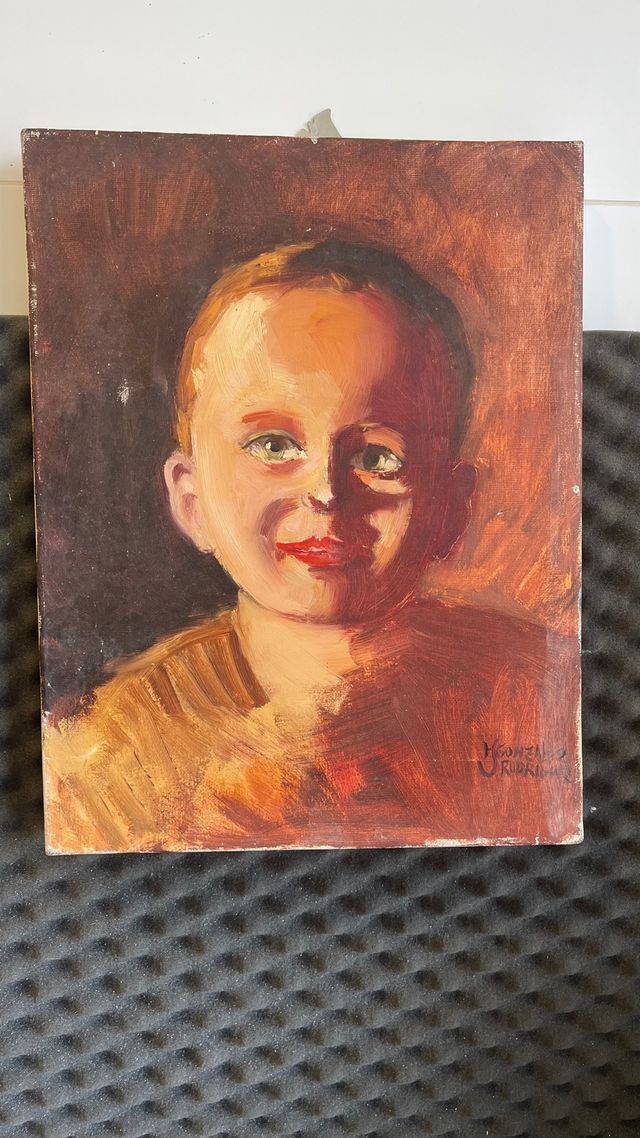 Pittura a olio per bambini. Originale.