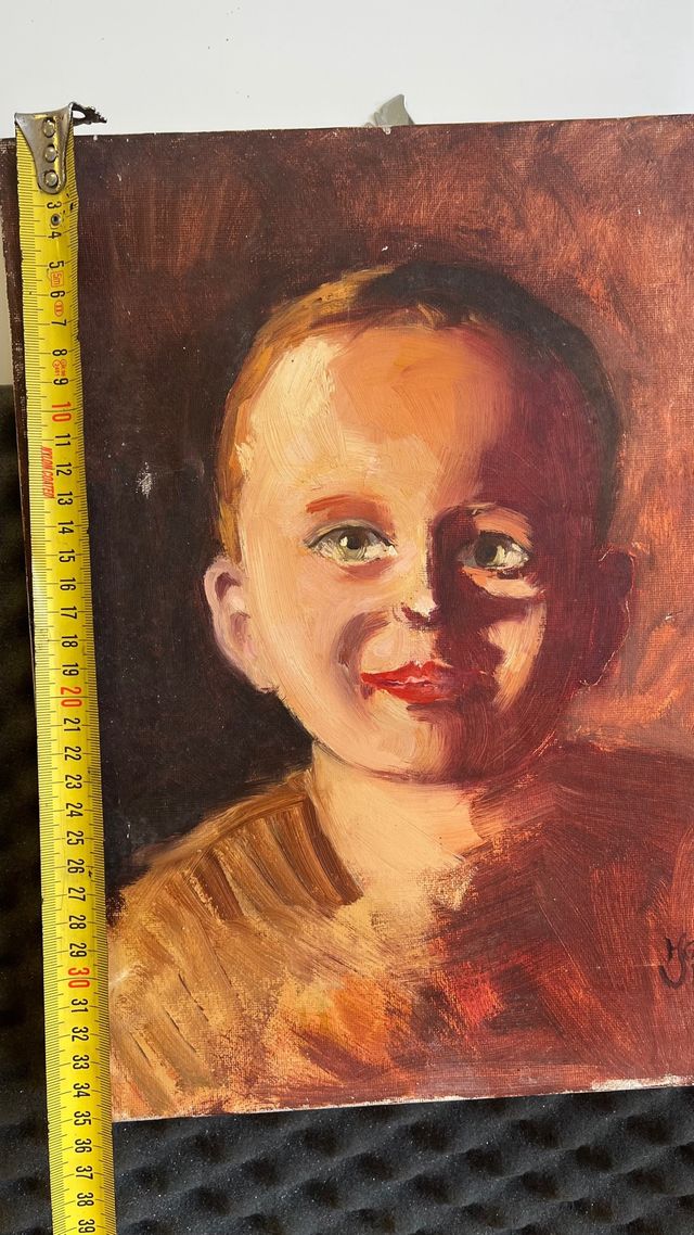 Pittura a olio per bambini. Originale.