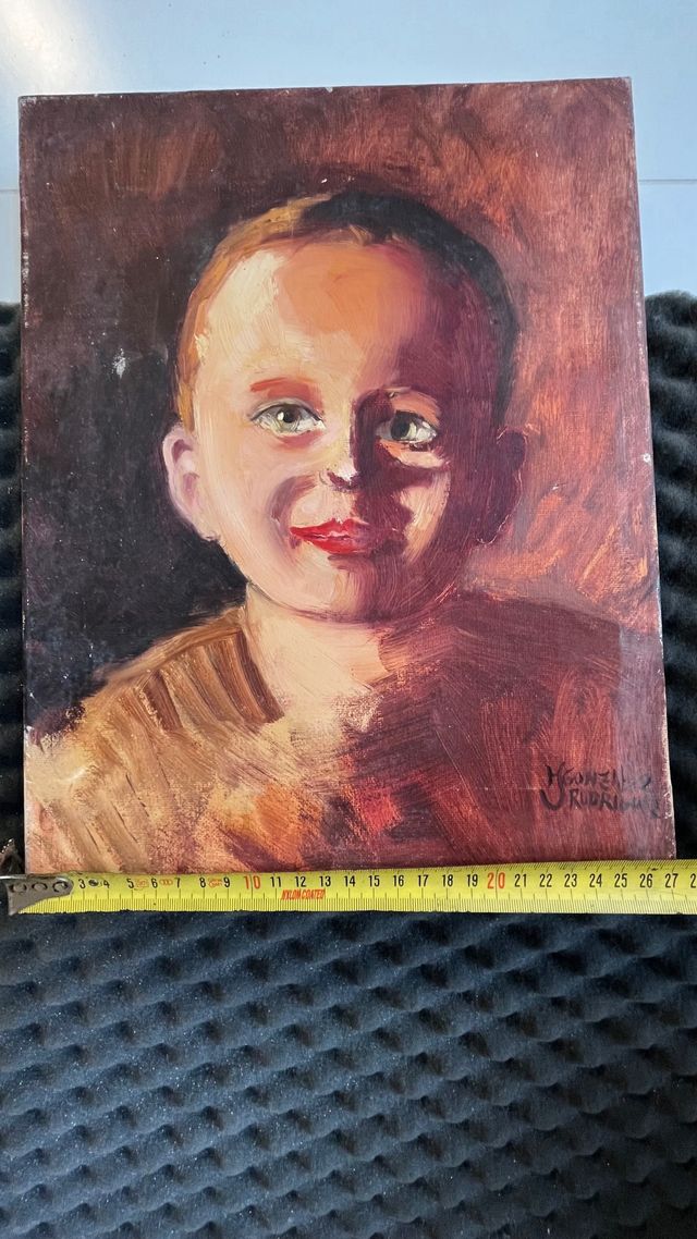 Pittura a olio per bambini. Originale.