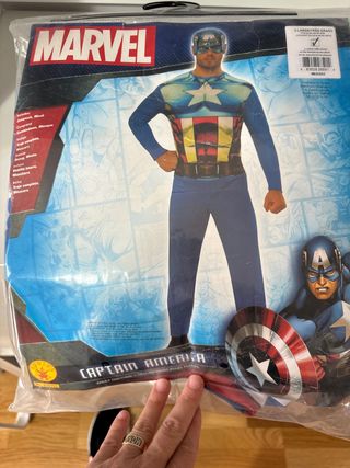 Disfraz Capitán América Marvel Talla XL
