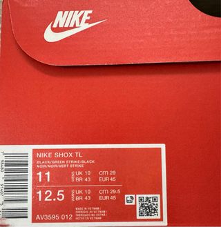 Nike Shox TL nere e verdi