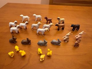 Playmobil animales granja Belén campo