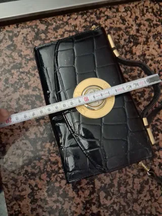 Borsa Pochette Gianni Versace tracolla coccodrillo