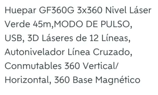 Nivel Láser Huepar