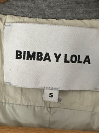 Chaqueta Bimba y Lola Anorak Beige/Gris