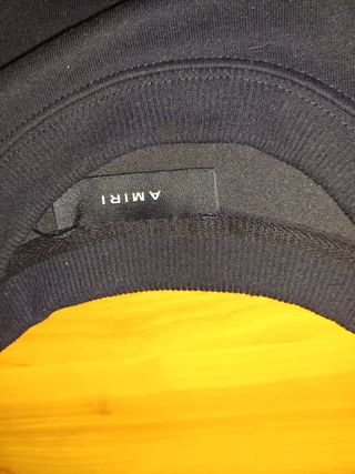 Sudadera Amiri Negra con Flores