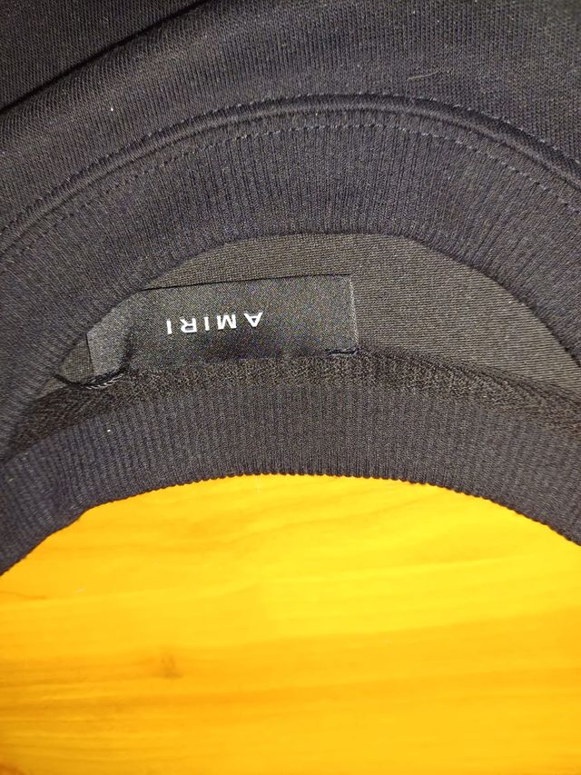 Sudadera Amiri Negra con Flores