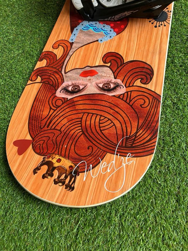 Tabla Snowboard Wedze con fijaciones Usada una vez